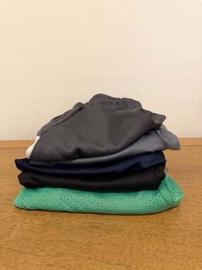 Lot of 5 Boys Performance Mesh Athletic Shorts Size 5T